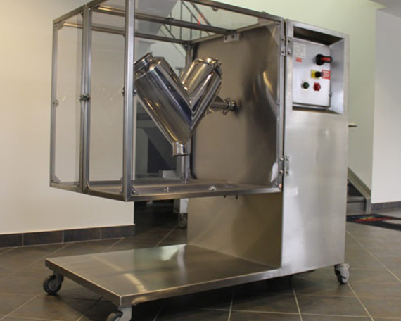 stainless steel v-blender-lab size